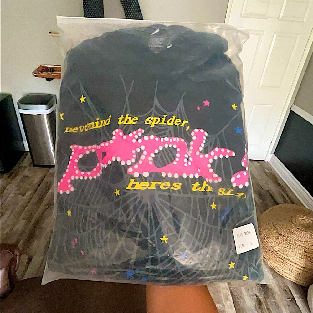 Sp5der P*NK V2 Hoodie